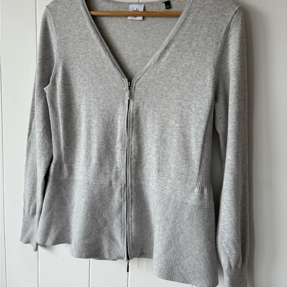 Cabi Willow Double Zip Cardigan | Size Medium - Picture 4 of 9